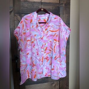 Woven camp shirt by Kim Gravel